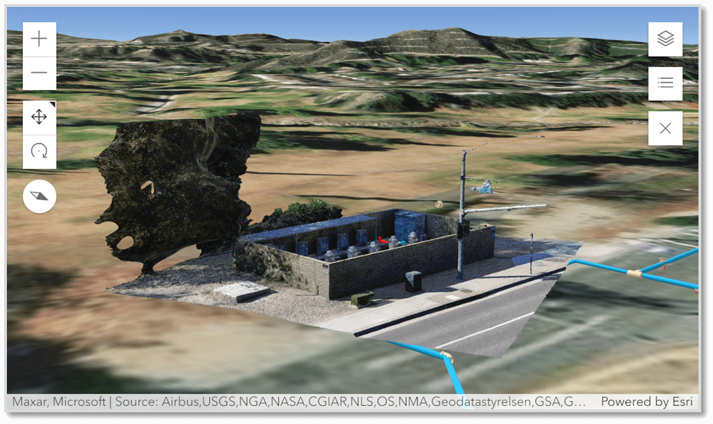 3D View of the Utility Network & Drone Based Reality Capture